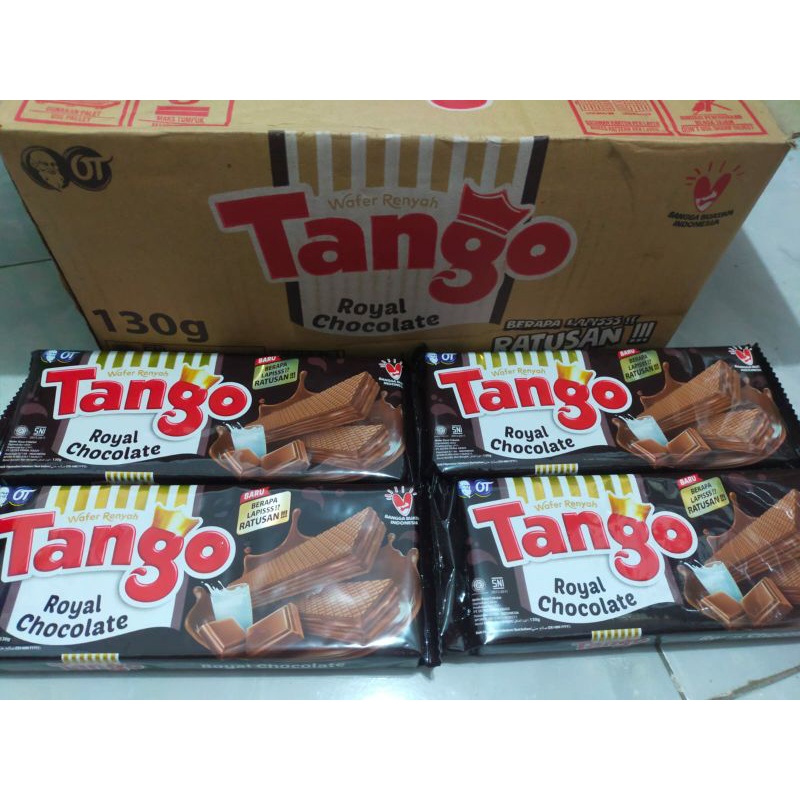 

WAFER TANGO 130GR 130 GR 130GRAM 130G BISKUIT SNACK OT ROYAL CHOCOLATE