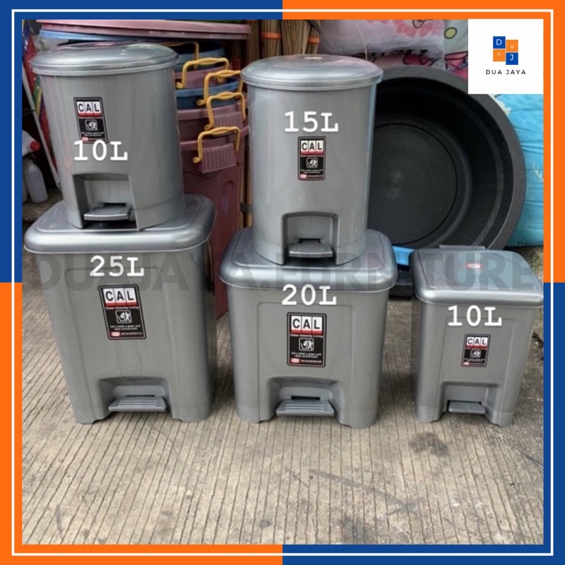 SHINPO - Tempat Sampah Injak + Ember 10-15-20-25 Liter / Tempat Wadah Sampah Injak 840S - 840L - SIP