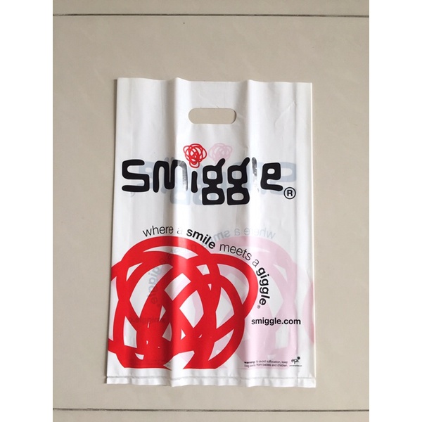 

Smiggle Plastic Bag Size Medium Original Authentic