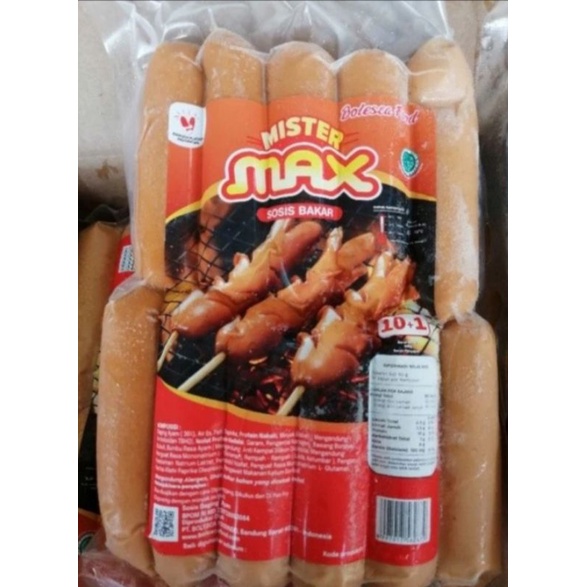 

sosis bakar mister max isi 10+1pcs