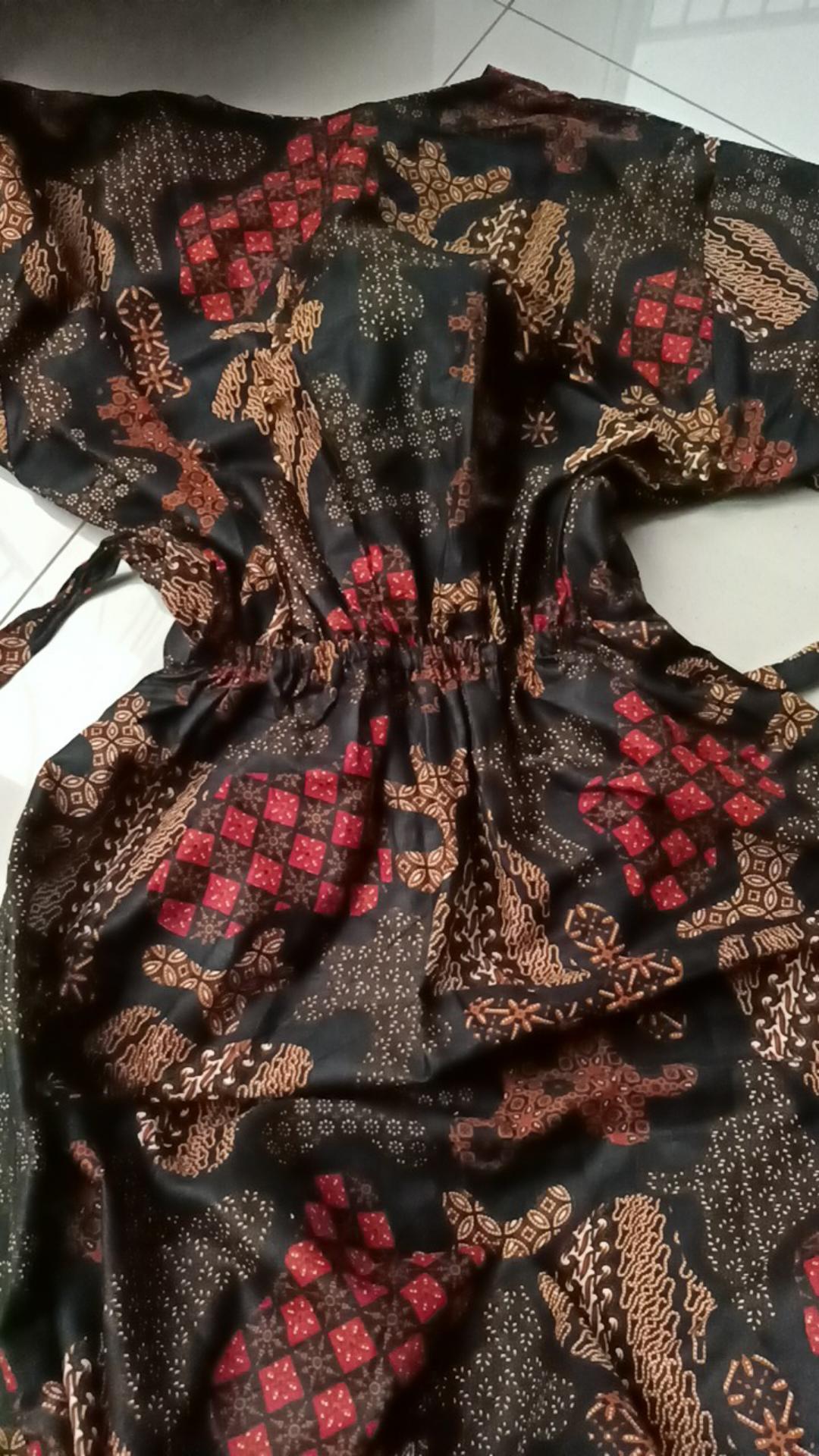 Ms Gamis Batik Sriwedari Maxi Bumil/busui Katun Sogan Allsize & Jumbo