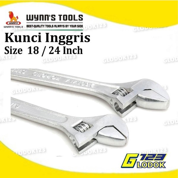 Kunci Inggris Ingris Pas Sok Mur Bengkel Press 12 18 24 Inch