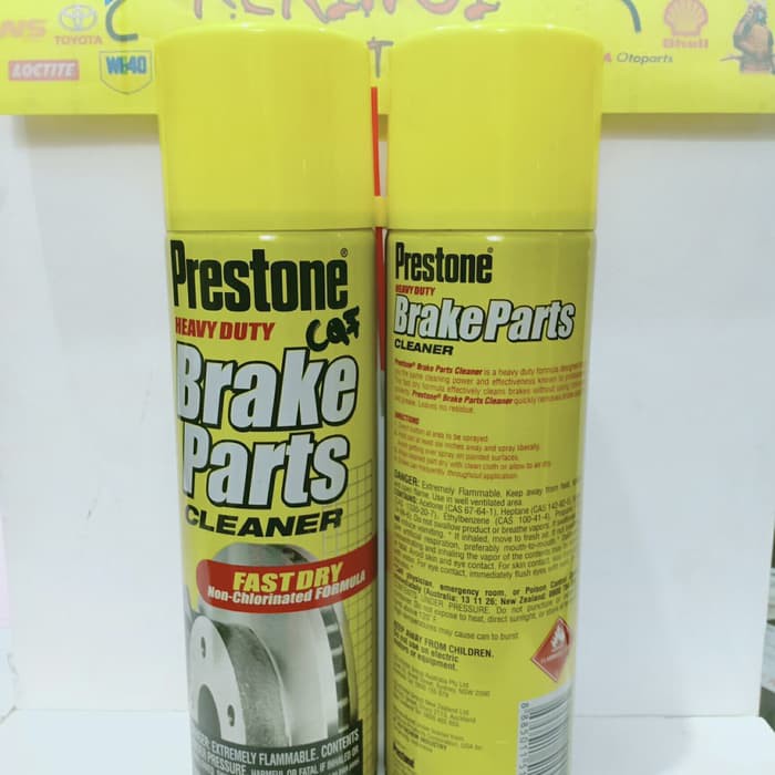 BRAKE PARTS CLEANER PRESTONE - BRAKE PAD CLEANER PRESTONE -BRAKE CLEAN