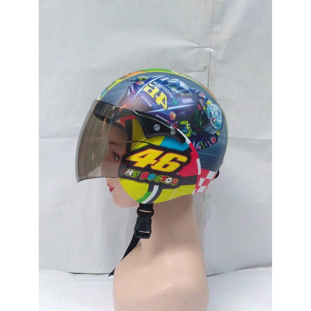 Helm Anak Standart Karakter MotoGP Valentino Rossi