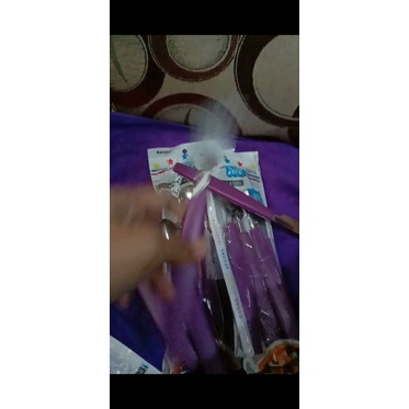 sendok makan set ungu