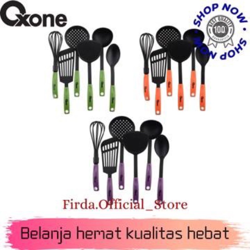 OXONE KITCHEN TOOLS / SPATULA 6 PCS OX953 OX-953 OX 953 - ORIGINAL