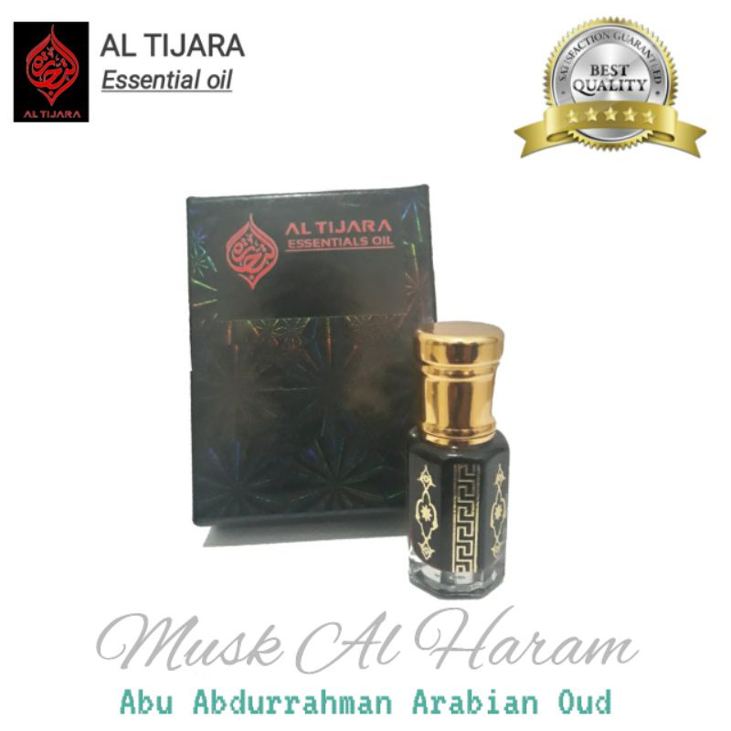 Musk Al Haram Black Musk Attar Oil Kasturi Deer Musk High Quality 6ml