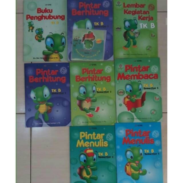 Erlangga For Kids Paket TK B isi 8buku