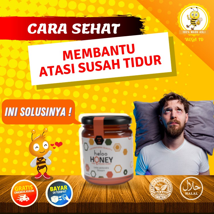 

Madu Murni Asli Raw Honey Organik Premium Dapat Meredakan Batuk dan Susah Tidur