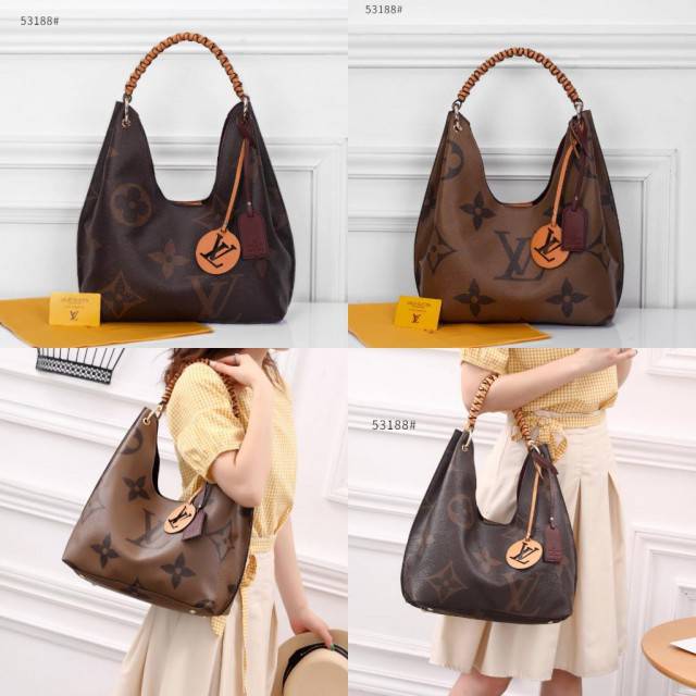 LOUIS VUITTON LV CARMEL MAHINA HOBO GIANT COLLECTION 53188