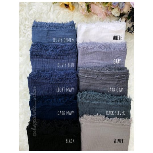 Pasmina crinkle part1 / pasmina polos / pasmina lecek-2