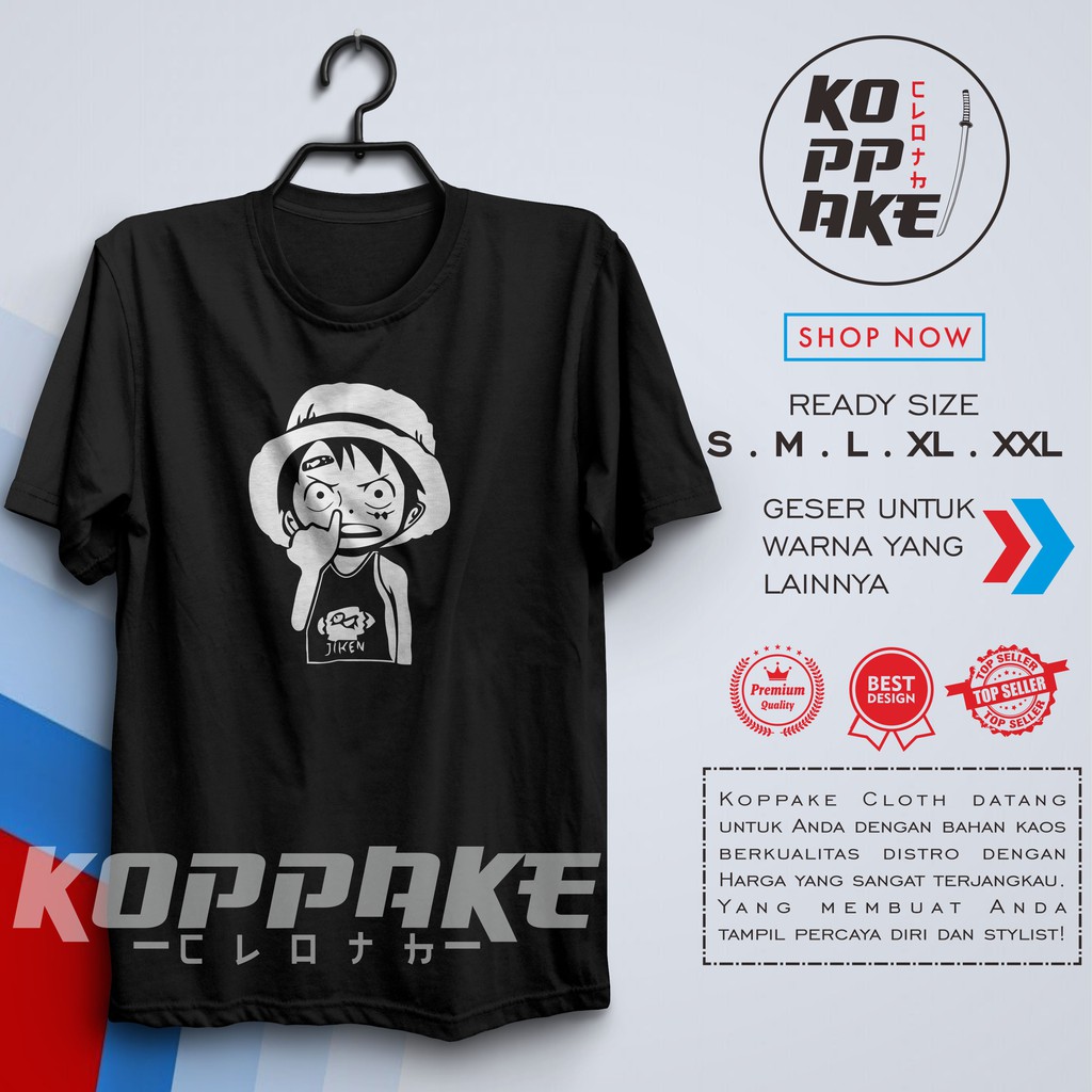 Kaos Luffy Kecil One Piece Baju Anime