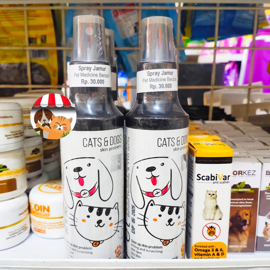 Obat Gatal Semprot untuk Anjing dan Kucing Pet Medicine