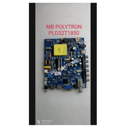 MB MOTHERBOARD MAINBOARD MESIN TV LED POLYTRON 32 INCH PLD32T1850 PLD-32D1850