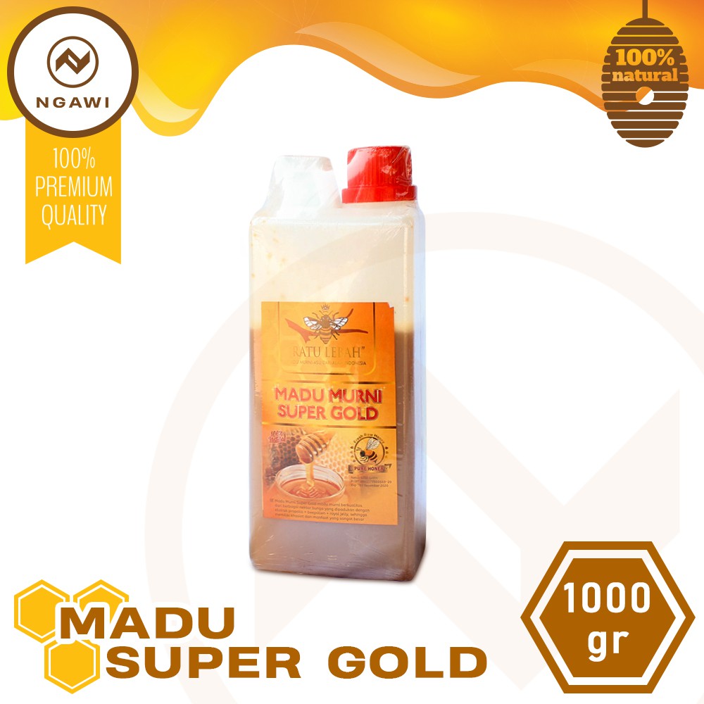 

Madu Super Gold 1 Kg Asli Halal BPOM - royal jelly beepollen propolis