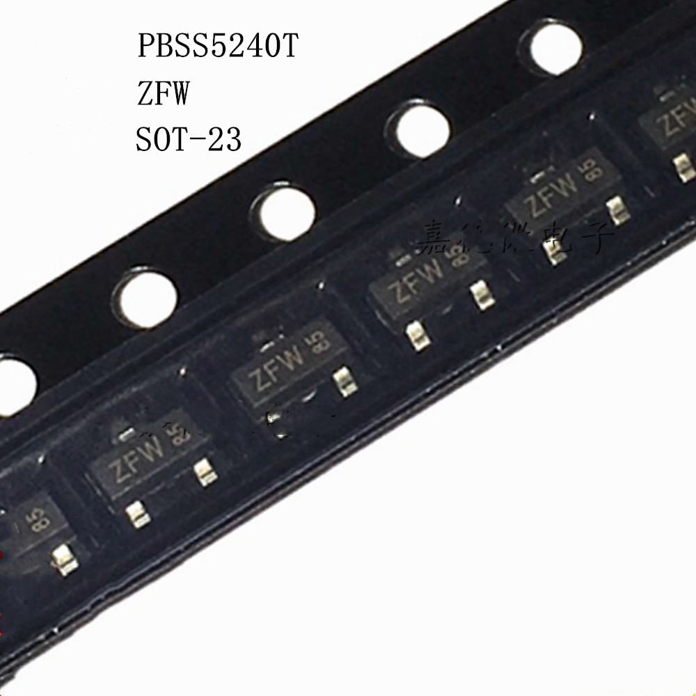 10pcs/lot Kualitas100% Pbss5240Tsablon ZFW) SOT-23 PNP transistor chip transistor Dalam Stok Baru Original