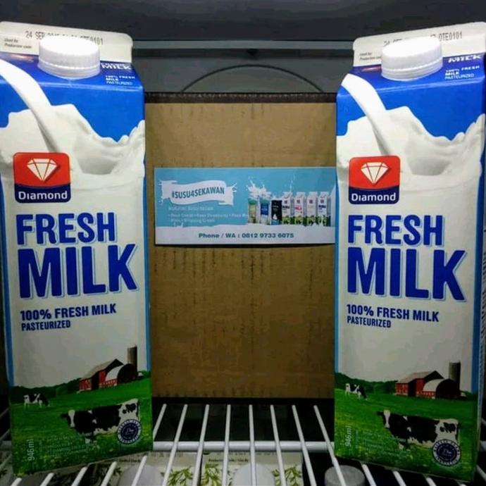 

READY COD Susu Freshmilk Diamond Plain 946ml - 6pcs