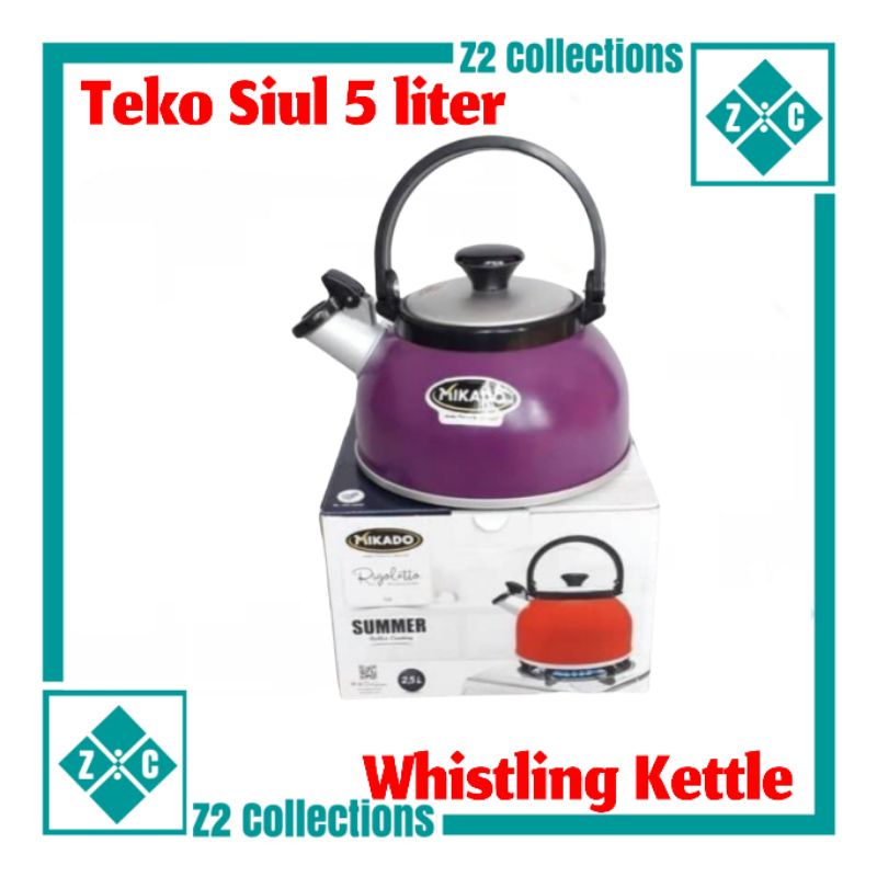 Teko Siul 5 Liter Ketel Mikado Rigoletto Whistling Kettle Maspion Teko Bunyi