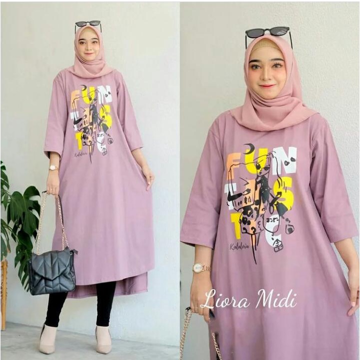 Funfas Midi Dress / Midi Dress / Midi Dress Muslim / Midi Dress Korea / Midi Dress Jumbo / Midi Dress Busui / Midi Dress Combet / Midi Dress Combet Polos / Midi Dress Combed Busui / Midi Dress Combed Jumbo / Midi Dress Polos / Midi Dress Polos Busui