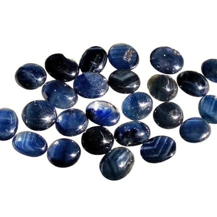 Paket 25 Batu Natural Blue Safir / Sapphire Ceylon Srilanka Mini Kecil