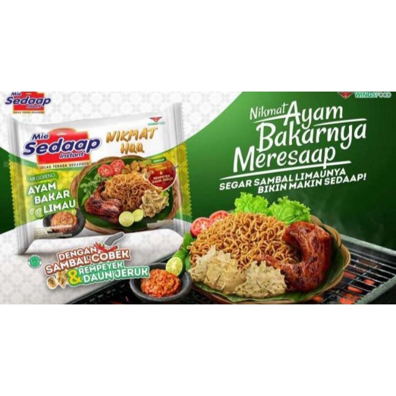 

Mie sedap instant/mie goreng jeruk limau varian terbaru