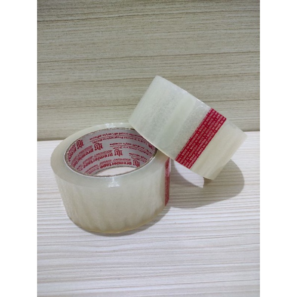 

Lakban bening premiertape 48x90yard
