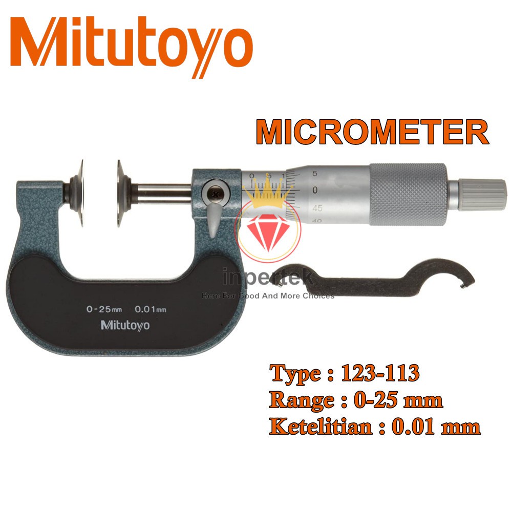 jual-micrometer-mitutoyo-123-113-micrometer-0-25-micro-meter-mitutoyo