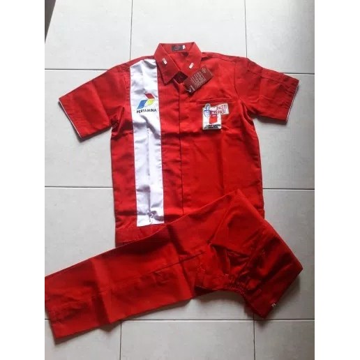 Seragam SPBU Pertamina Baju + Celana (Operator, Manajer, OB, Teknisi) Berkualitas