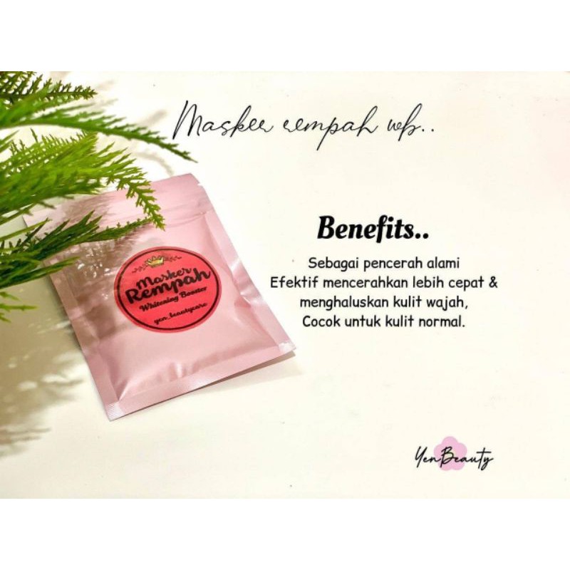 

maskerrempah whiteningbooster