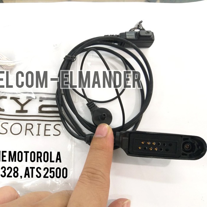 EARPHONE HT MOTOROLA ATS 2500 - MOTOROLA GP 338 GP 328 MTX 960 FBI
