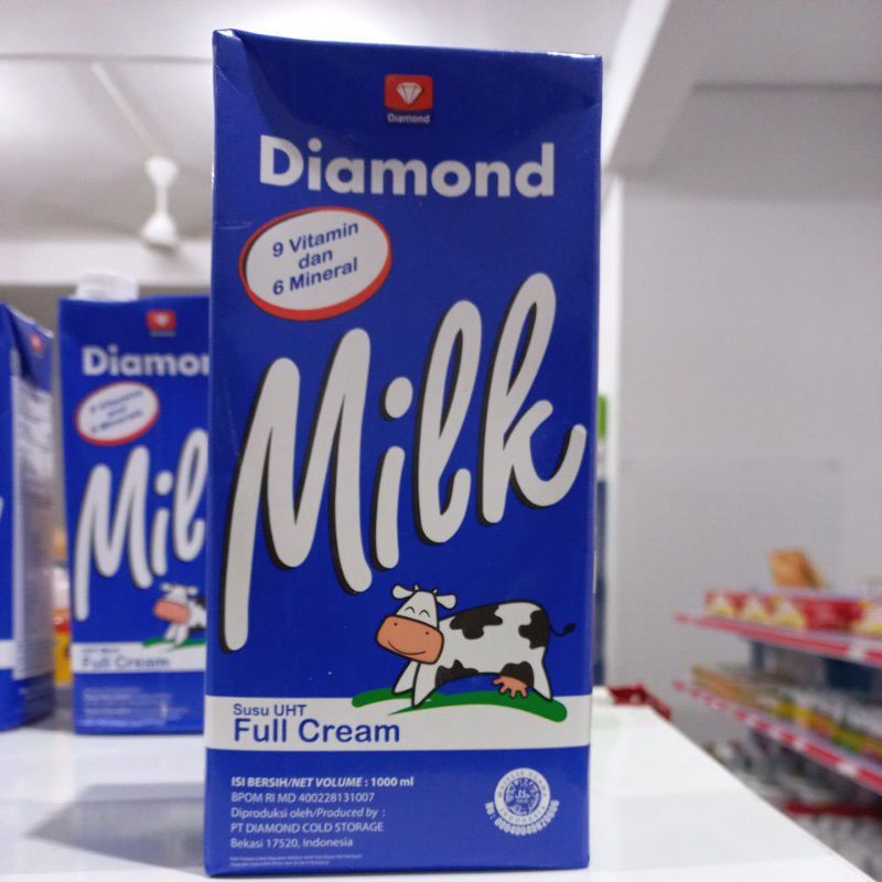 

Diamond uht milk 1liter