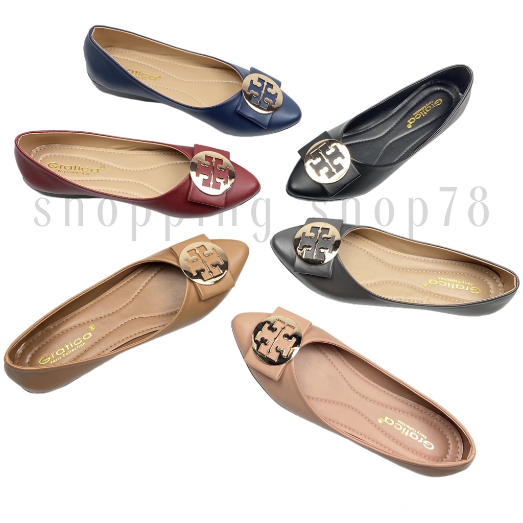 Sepatu Wanita Flat Shoes Lancip Gratica MI 02