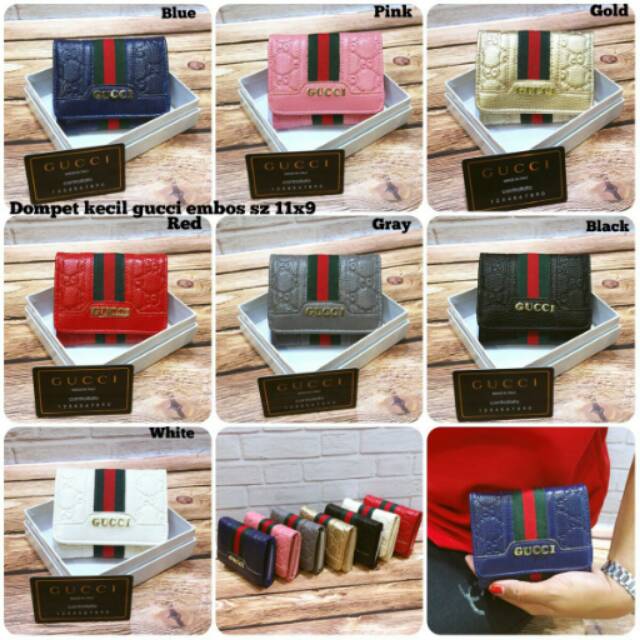  Dompet  kecil  gucci  embos dompet  mini dompet  cewet dompet  