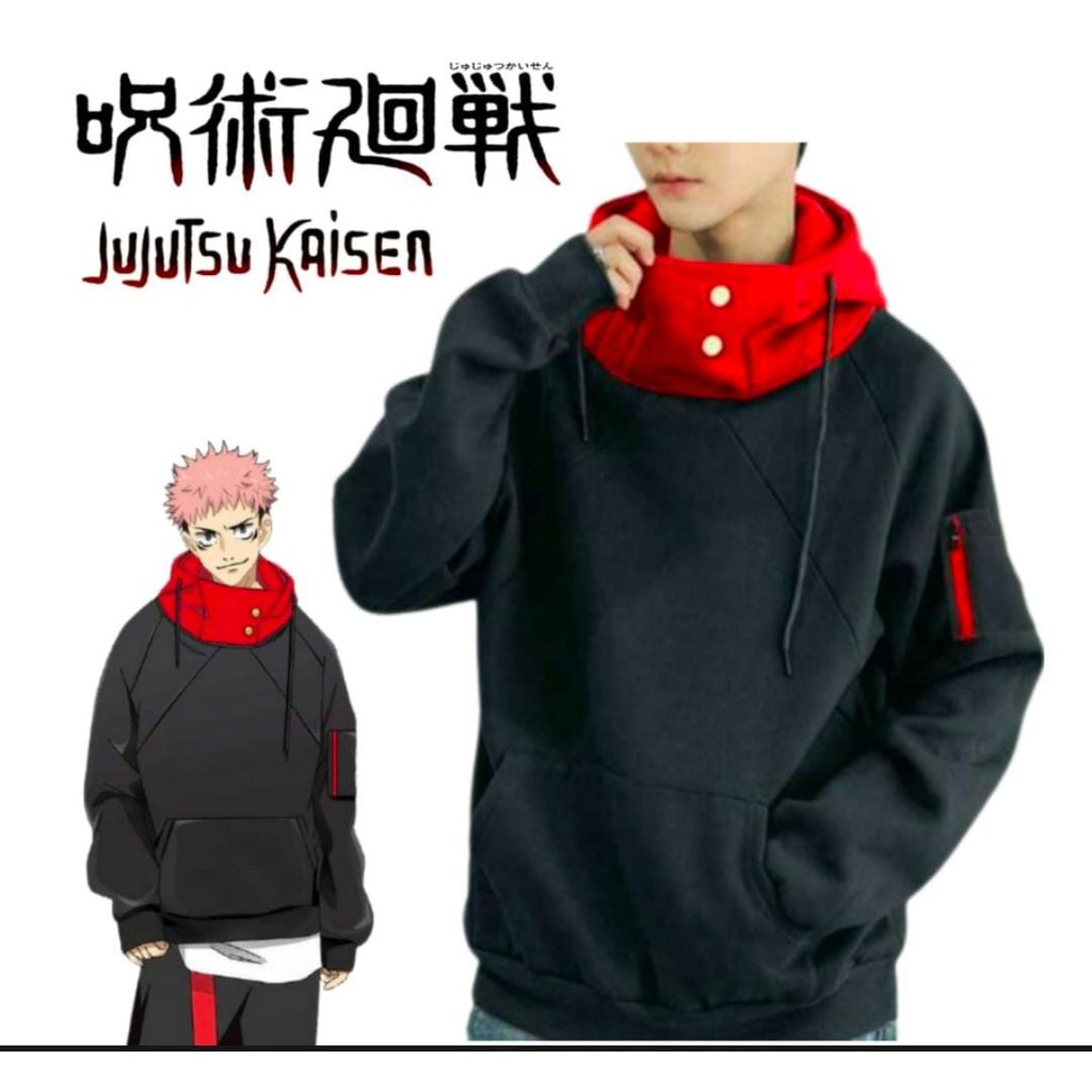 Promo Murah Jaket Sweater Hoodie Anime Yuuji Itadori Jujutsu Kaisen