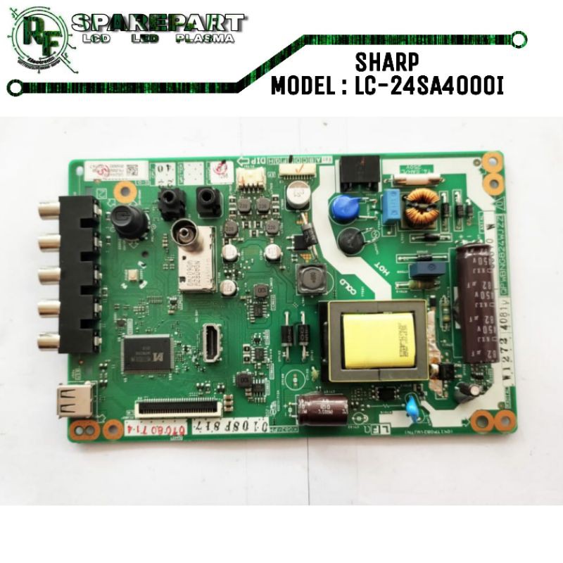 MB TV LED SHARP LC-24SA4000I Mainboard tv led sharp lc 24sa4000 i