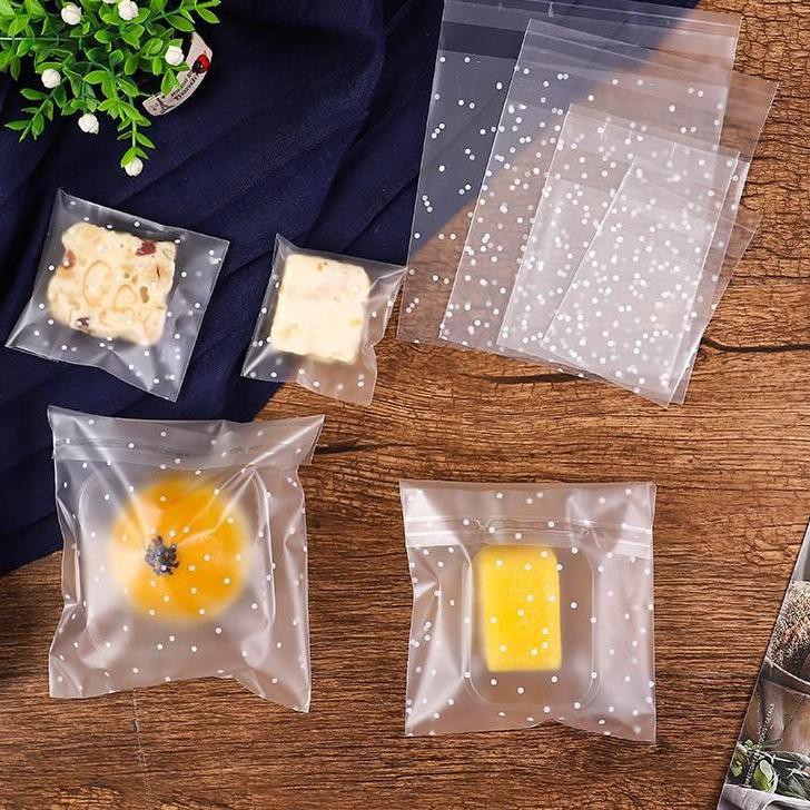

《packingaman》 plastik cookies/ plastik souvernir kemasan nastar polkadot doff