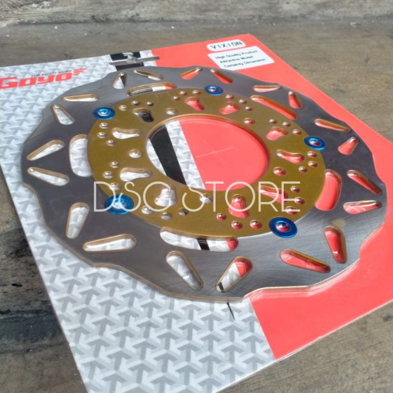 piringan cakram variasi rem depan disc Vixion full cnc