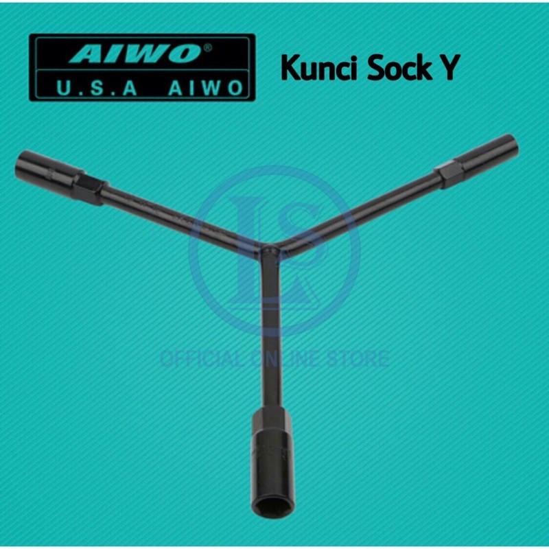 AIWO TOOLS KUNCI SOCK Y PANJANG SET 3pcs (BEBAS PILIH SIZE SENDIRI)