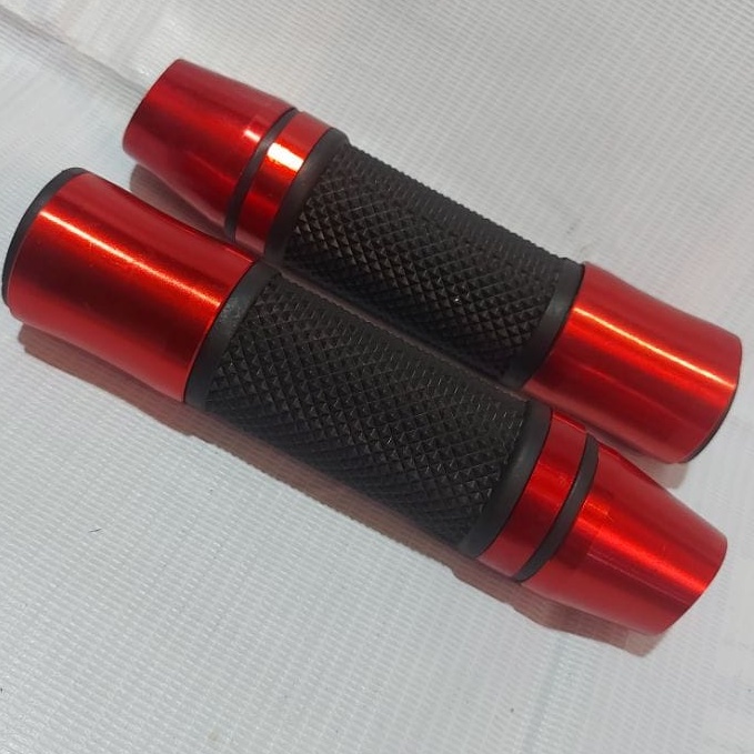 sepasang grip plus jalu miring cnc handgrip jalu miring grip jalu cnc universal bisa untuk semua motor