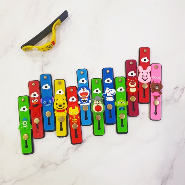 [ BELI 1 FREE 1  MOTIF RANDOM ] Handgrip Bt21 Handgrip Ring