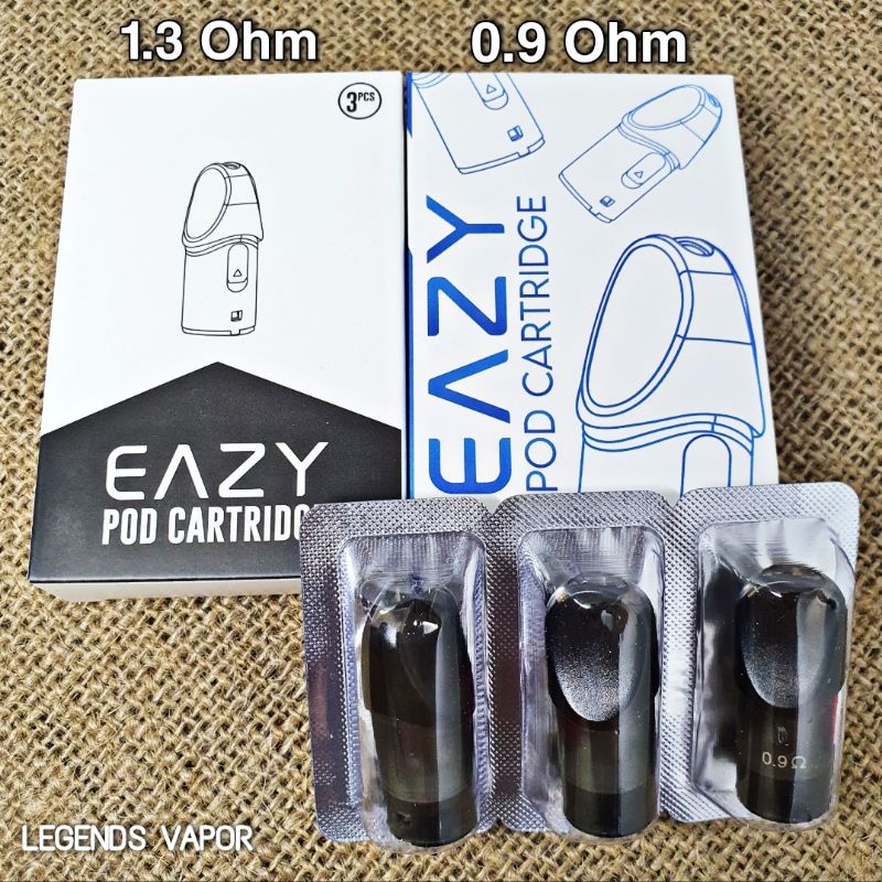 CARTRIDGE EAZY POD 0.9 OHM 1.3 OHM AUTHENTIC (HARGA SATUAN)