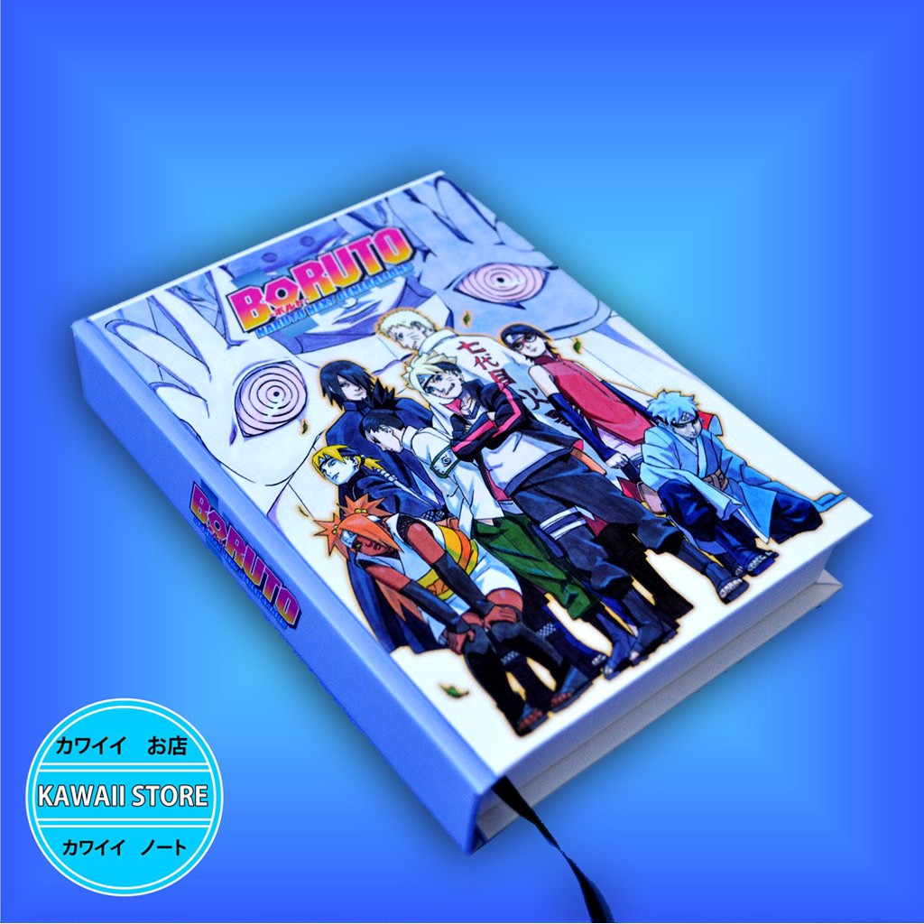 

Notebook / Pocket book Hard Cover Anime Naruto BORUTO UCHIHA SASUKE uk A5 & A6 / Notes Book