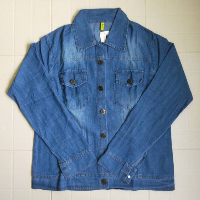 Baju Atasan Jeans Wanita Lengan Panjang