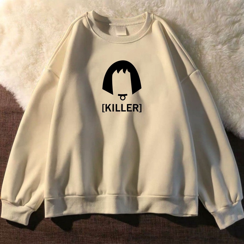 SWEATER WANITA KILLER//ATASAN WANITA LUDU BAHAN FLEECE PREMIUM TERBARU,