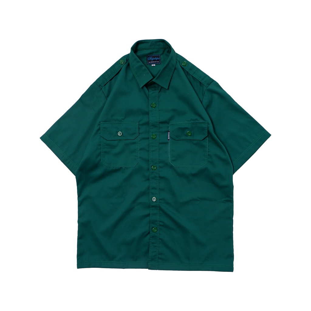 Workshirt PDH Kemeja lapangan Dark Green Big Size