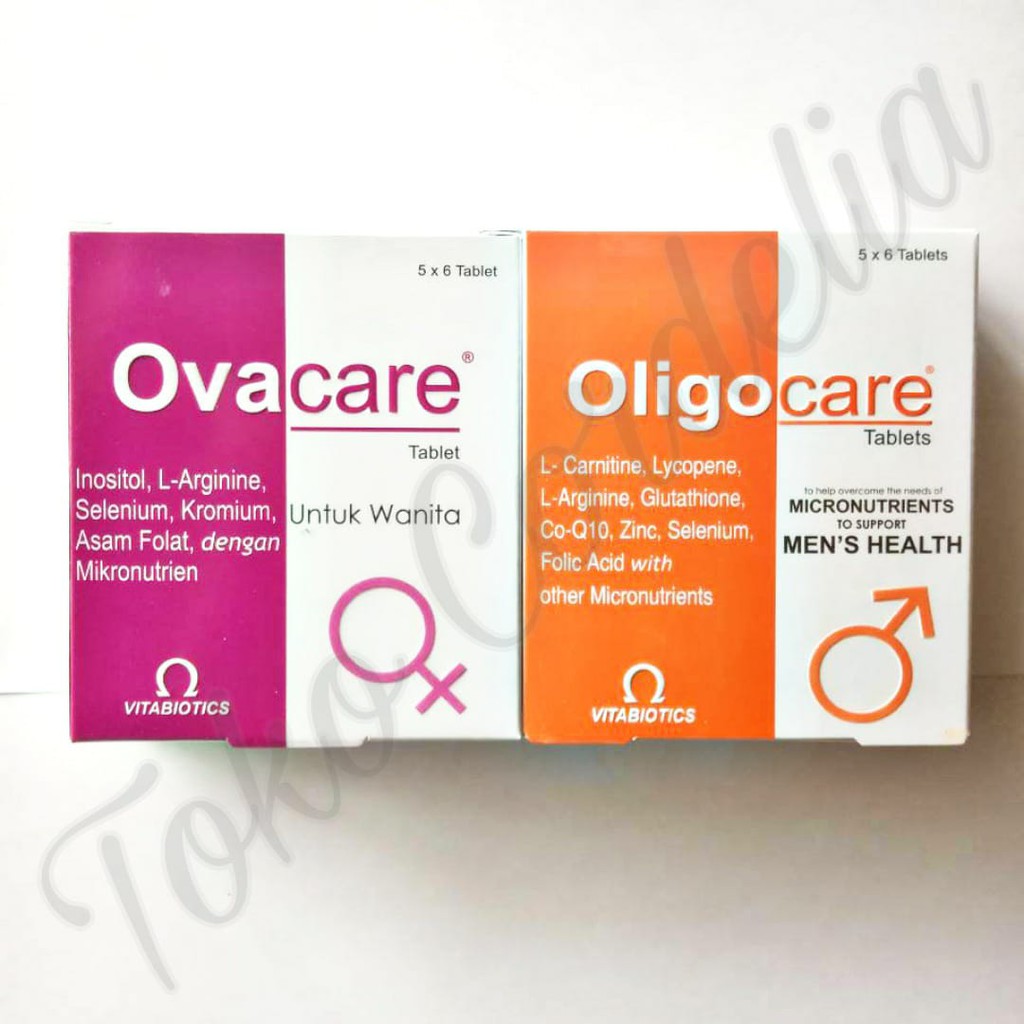 Paket Oligocare dan Ovacare Per Box Isi 30 tablet