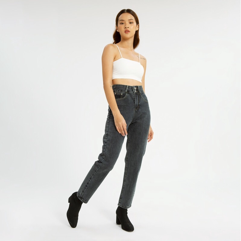 VIERLIN - Jeans 670 - HIGHWAIST JEANS BOYFRIEND