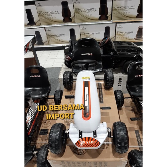 BERWYN GO KART SEPEDA ANAK PUTIH MOBIL GOKART KAYUH ANAK ORIGINAL