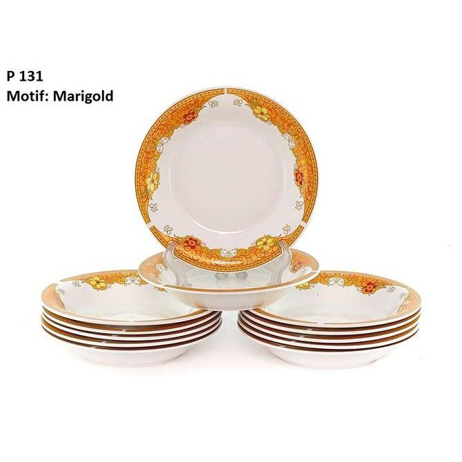 VICenZa piring Lontong / piring makan 9inch (1lusin) P131