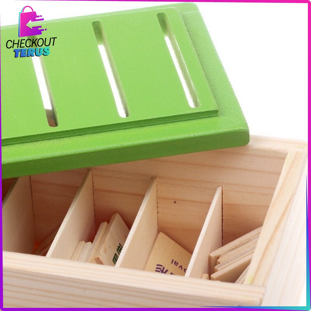 CT M176 Mainan Anak Puzzle Kayu Wooden Toys Bongkar Pasang Mainan Edukasi Montessori Bergambar Anak